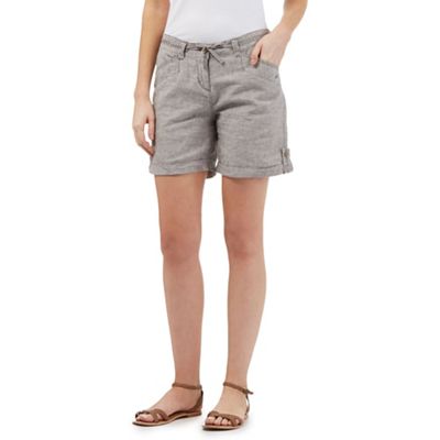 Mantaray Grey crosshatch shorts